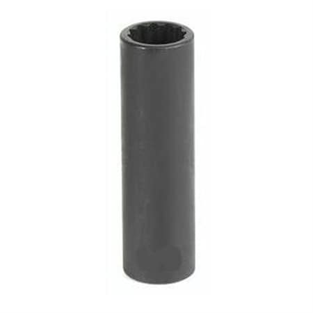 Grey Pneumatic 3/8" Drive, 17 mm 12-Point; Deep Metric Socket, 12 Points 1117MD